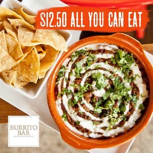 The Burrito Bar Pic 4 - CHILLI TUESDAY ALL YOU CAN EAT Chilli Con Carne At our Portside Coorparoo and Rosalie Stores For just 1250 Dine In and get all the Chilli Con Carn