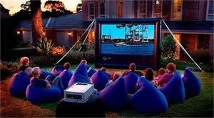 Golden Grove Party Hire Pic 5 - Inflatable Home Cinema