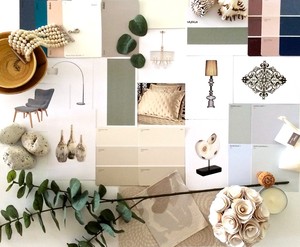 The Design Chapter Pic 3 - A project mood board for our clients Hamptons Home brief