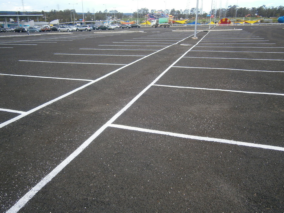 Abbas Linemarking Pic 1 - line marking at the new wet n wild