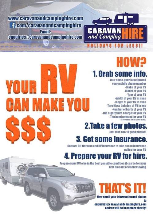 Caravan and Camping Hire Australia Pic 1 - Caravan Hire Hire one of ours or Hire out yours