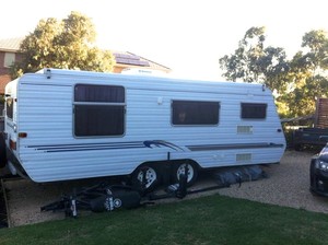 Caravan and Camping Hire Australia Pic 4 - Caravan Hire Canterbury Grande Tourer Hired for 90 per day 2 to 4 berth