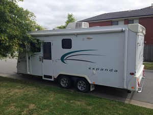 Caravan and Camping Hire Australia Pic 3 - Caravan Hire Jayco Expanda Luxury Hired for 110 per day 4 to 6 berth with ensuite