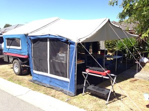 Caravan and Camping Hire Australia Pic 5 - Caravan Hire MDC Camper Trailer Hire for 80 per day and is fully equipped