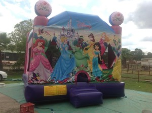 Castle and Bull Hire Pic 4 - Disney princess combo