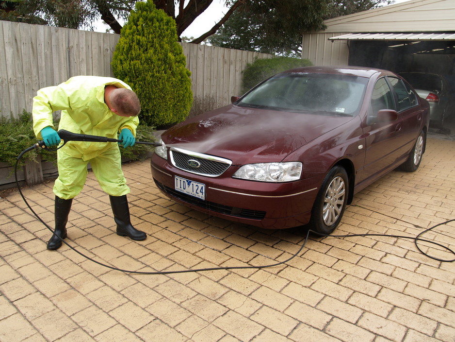 Tranzform Auto Detail Pic 1 - ba falcon pressure wash