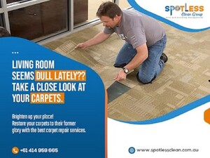 Spotless Clean Group Pic 3 - Spotless Clean Group offers the best exceptional carpet repair services in Canberra Are you looking for making your carpets look brand new again Any kind of carpet Damage inducing carpets have ripples burnt spots impressions etc we can fix any kind