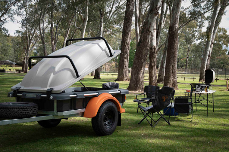 Trailmaster Industries Pic 1 - For those who want to enjoy the great outdoors with a lightweight manoeuvrable and spacious enclosed POD trailer a great allrounder with a large range of accessories