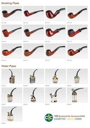 Tobacconists Burwood Cigars Tobacco Cigarettes Pic 3 - Smoking Pipes Water Pipes