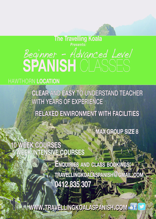 The Travelling Koala Pic 2 - Spanish Classes for those who want to speak two languages