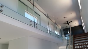 Insular Pool Fencing Pic 2 - Glass Balustrade Stairs