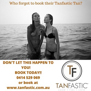 Tanfastic Spray Tan Pic 2 - Dont be the white one on the beach