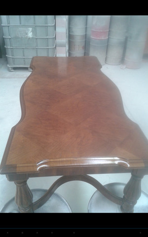 hallies polishing Pic 2 - An old coffee table i repolished