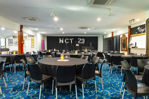 Events At Watson's Pic 5 - Enjoy your event in airconditioned comfort in this large rectangular space that can seat up to 100 guests for a sitdown meal with room still available for buffet stations and mingling around the bar