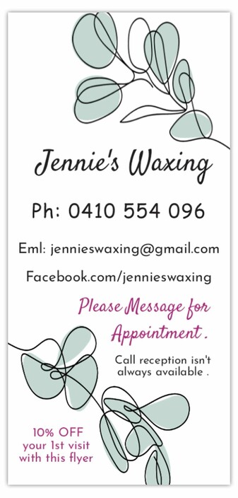 Jennie's Waxing Pic 1