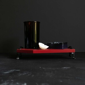 Soap Cult Australia Pic 4 - Crimson Coffin Tray basin sized