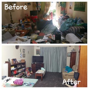 Lifestyle Assistance Pic 2 - Before and after at renovation project