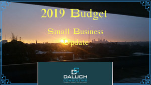 Daluch Consulting Group Pic 5 - Small Business Budget Update