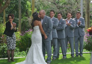 Brisbane Marriage Celebrant - Ceremonial Moments Pic 3 - Wes and Pauline chose the Roma St Parklands for their wedding day