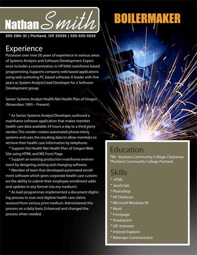 Boilermaker Cover Letter Sample Mt Home Arts