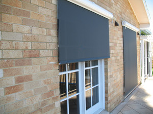 South West Blinds & Awnings Pic 5 - External Wire guided Straight drop