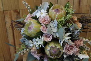 Botanical Art Pic 3 - Wedding Flowers Unique Bridal Bouquet by Botanical Art Lawson Village Florist