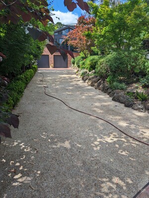 Rinse & Repeat Cleaning Solutions Pic 3 - Concrete driveway washed and sealed