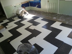 Strongy's Flooring Pic 2 - vinyl tiles