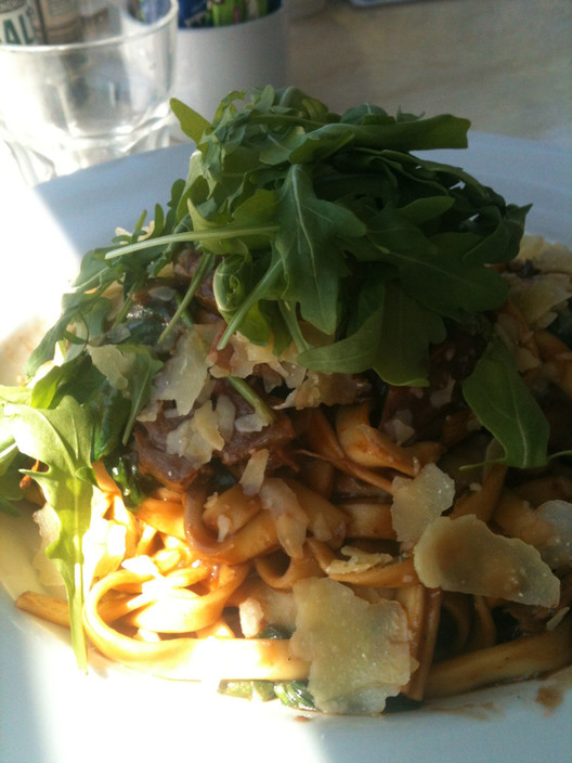 Anchors Wharf Cafe Pic 1 - Slow cooked lamb in pasta From the special board