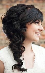 Glenda's on Grange Hair & Beauty Pic 5 - Formal up style twisted Fish Tail Braid to the side