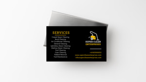 Carla Co. Services Pic 4 - Local Cleaning Company Business Card Design