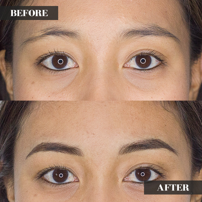 Brows Beverly Hills Pic 1 - Eyebrow Tattoo by House of Harvs Covered area with scar tissue that cuased hair not to grow Reshaped the brow for a more symmetrical look