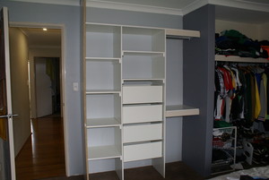 One Stop Handyman WA Pic 2 - Custom made wardrobe internals