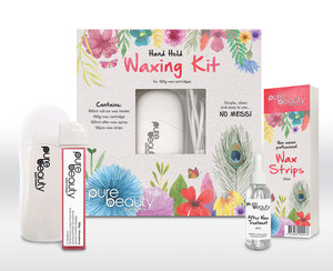 Kimberley Bloom Design Pic 2 - Hand Held Wax Kit contents and box packaging