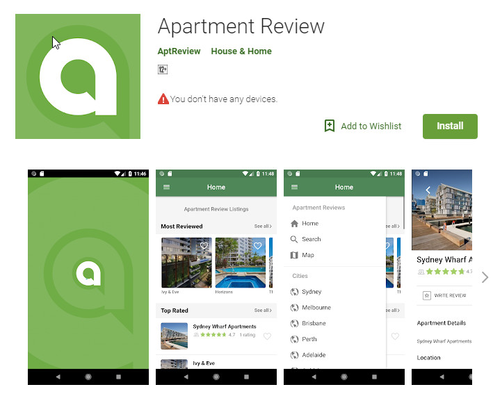 Apartment Reviews Pic 1 - Download our app from the Google Play store