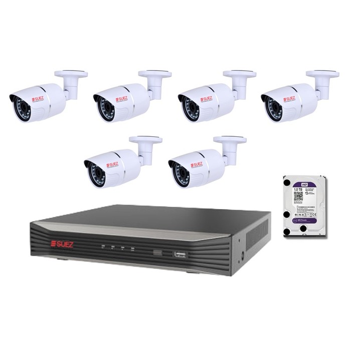 Suez Technology Pic 1 - IP Cameras 4mp POE Suez Technology Kit