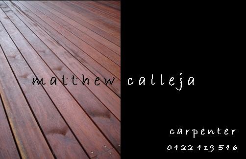 Calleja's Carpentry Pic 1 - carpenter in Epping Melbourne Victoria