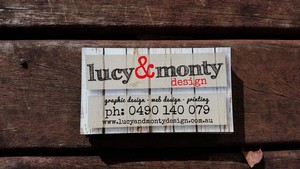 Lucy & Monty Design Pic 2 - Business card size magnets a great marketing tool