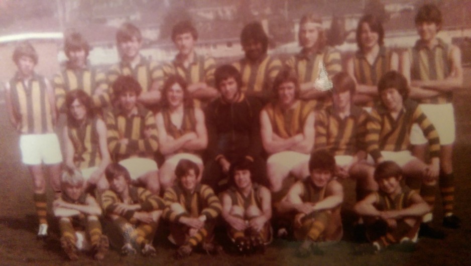 Mooroolbark Football Club Pic 1 - I think this photo was taken in the early 70s as my brother Gary Morrow is sitting next to the coach Fred Hadley Does anyone know any of the other players