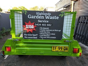 Highlands Garden Waste Service Pic 3 - No deposit clean up tools provided Pick up and delivery and TIP cost INCLUDED