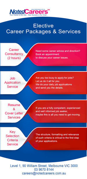 NotedCareers Pic 5 - Elective packages and services