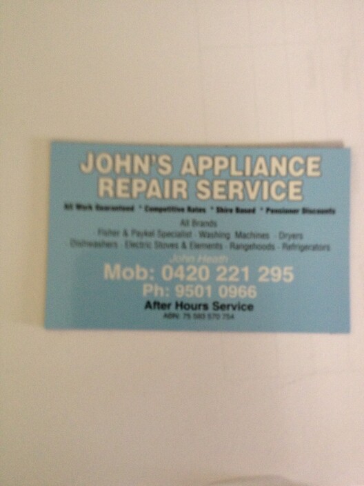 johns appliance repairs Pic 2