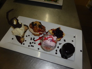 Railway Tavern Pic 3 - Trio Dessert