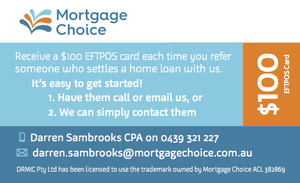 Mortgage Choice Pic 3 - We like to give something back to say thanks