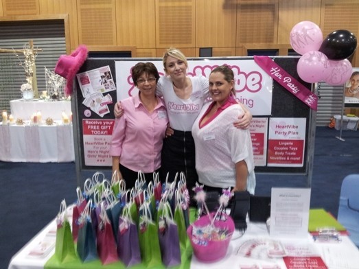 HeartVibe Adult Party Plan & Web Boutique Pic 1 - HEARTVIBE Consultants at the Redlands Bridal Expo 2012