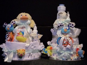 Nappy cakes by Kyz Pic 3 - Two tier cakes 6000 6500 plus ph