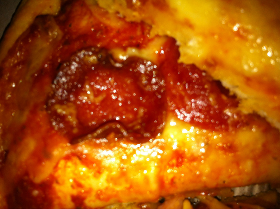 Pizza Hut Pic 1 - There was a pepperoniOn a pizza not too phonyBut it was v tasty