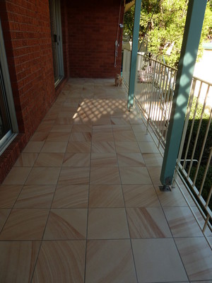 P C Tiling Pic 3 - back porch