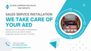 Alison Jamison AED Sales and Service Pic 2 - We look after the proper maintenance of your AED