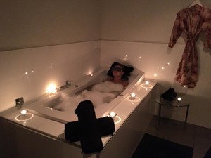 The Sanctuary Day Spa Pic 5 - Unwind in our spa bath before your treatment